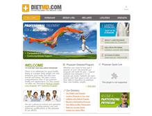 Tablet Screenshot of dietmd.com